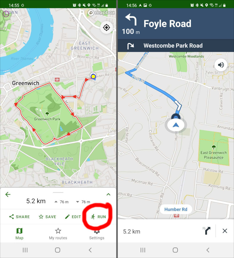 Turn-by-turn navigation